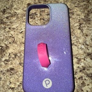 Sparkly Purple Ombré Loopy Case IPhone 12 Pro Max